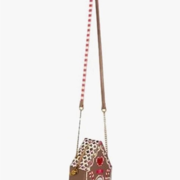 Betsey Johnson Kitsch gingerbread house Christmas Crossbody Bag new without tag - Picture 10 of 10